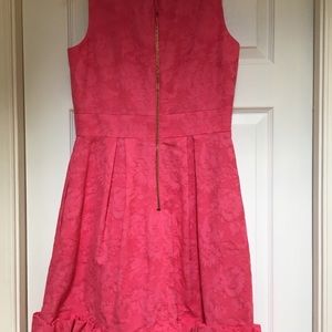 Deep Coral Dress, fully lined. Worn once